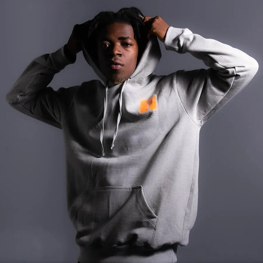 Moletom RapBox Gray/Orange
