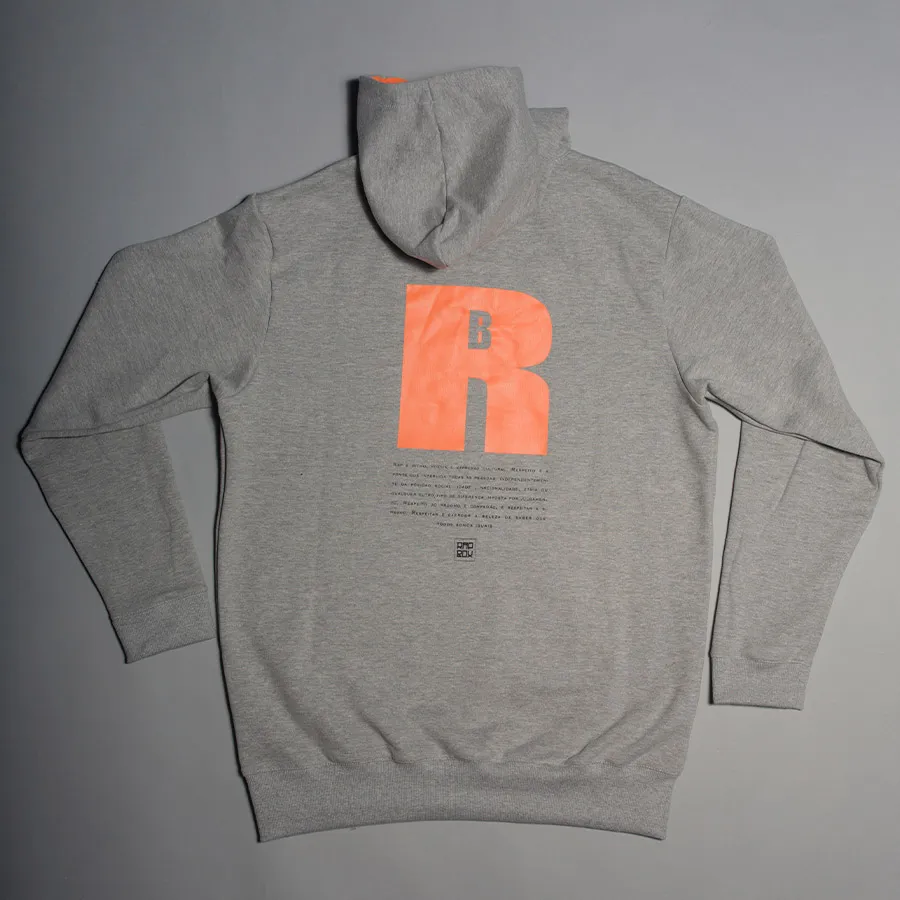 Moletom RapBox Gray/Orange